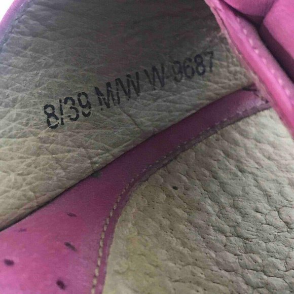 Born Slide Sandals Womens 8 Pink Fuchsia Bow Tie - Picture 6 of 8